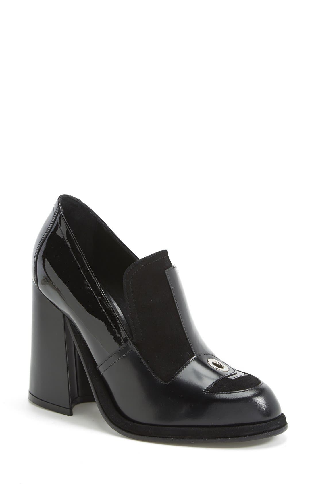 J.W.ANDERSON Loafer, Main, color, BLACK LEATHER