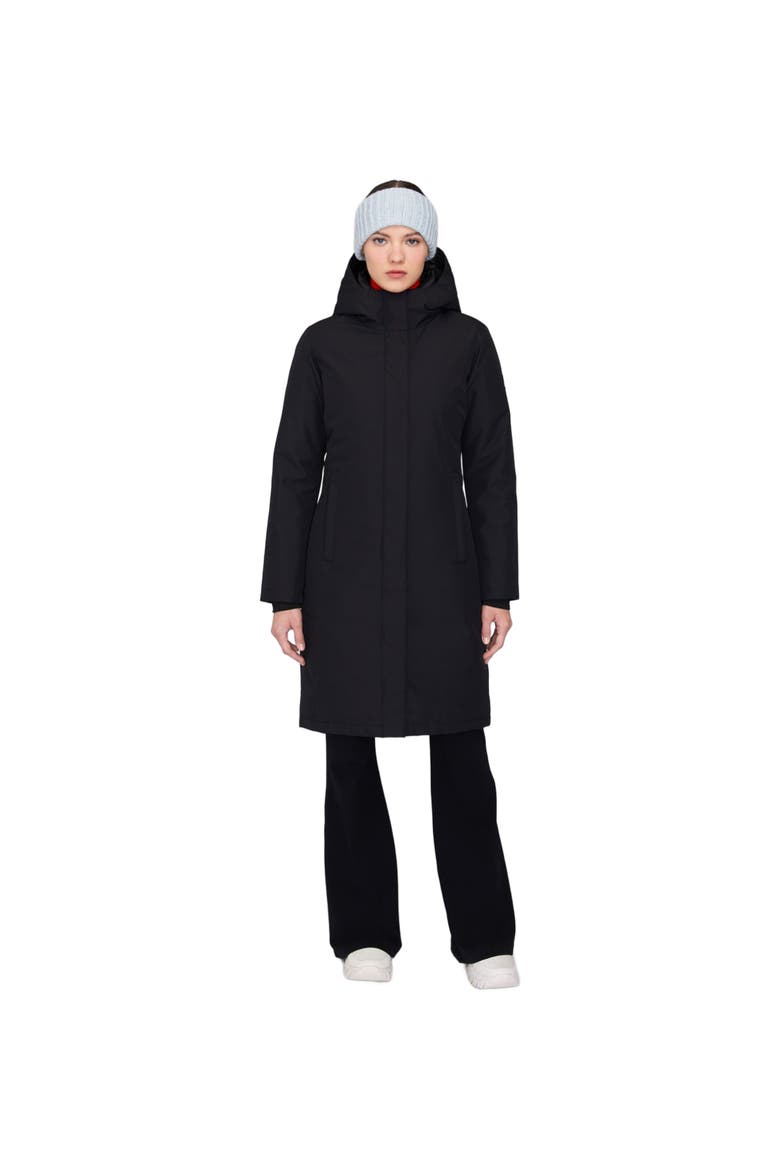 FERMONT | Hooded Down Winter Jacket, Main, color, Black