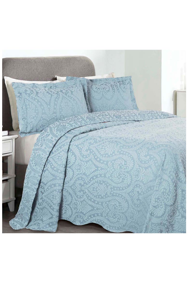 Cotton Blend Comforter Set, Alternate, color, LIGHT BLUE