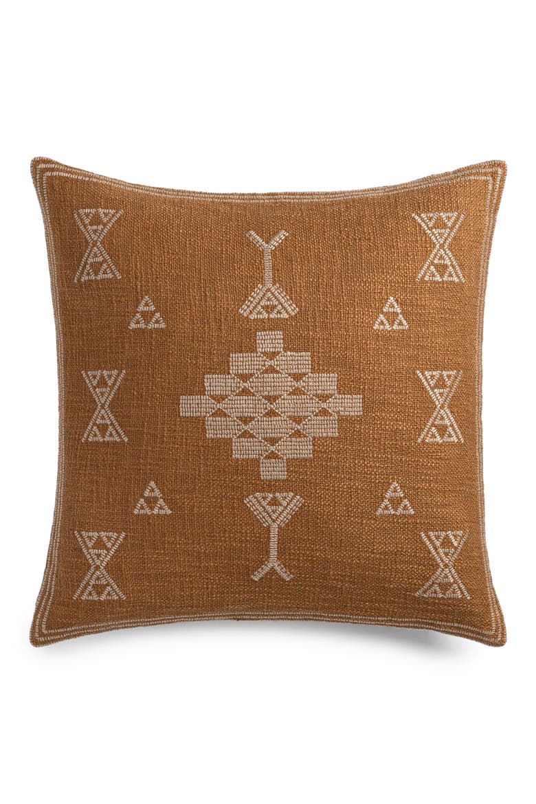 Sun Accent Pillow, Main, color, BROWN