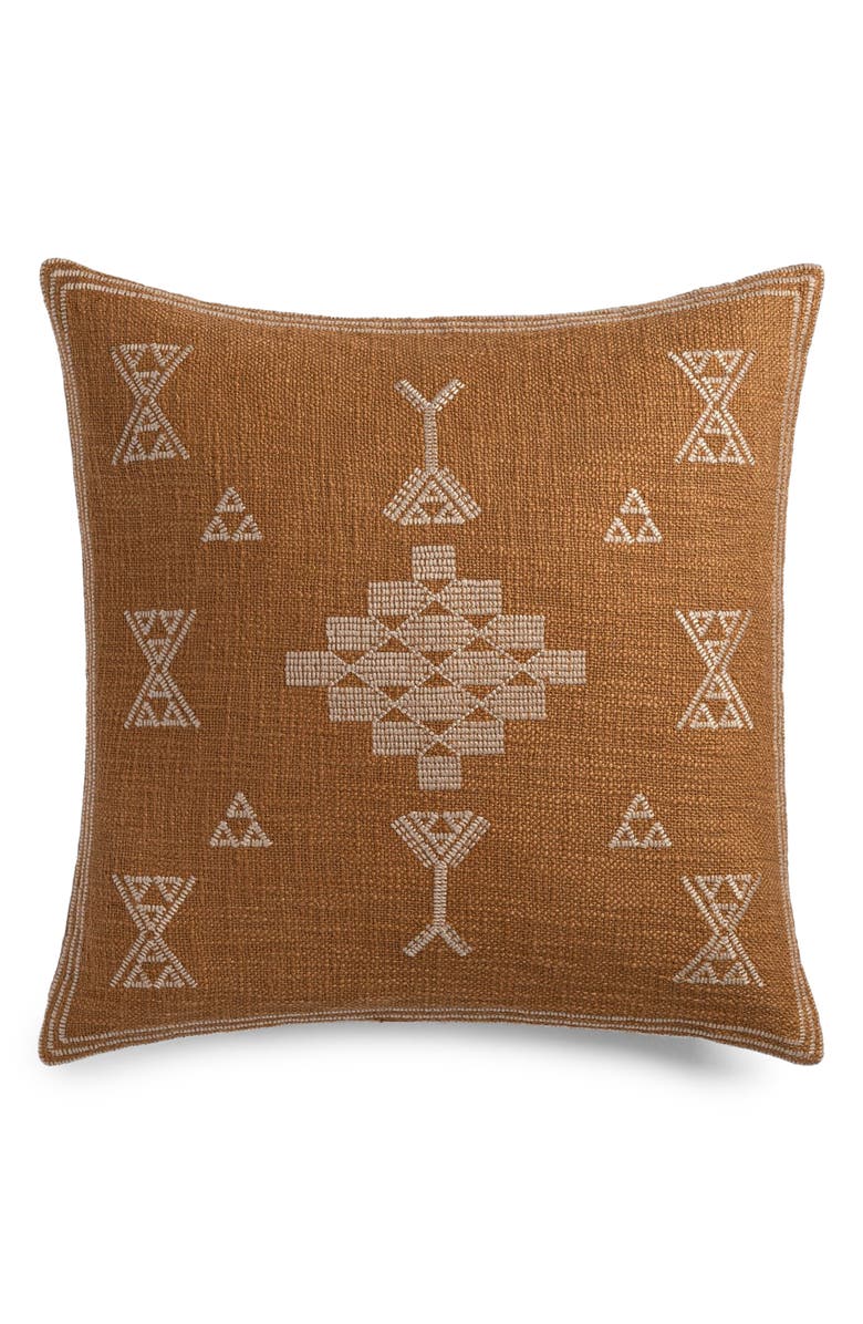Crane Air Sun Accent Pillow, Main, color, Brown