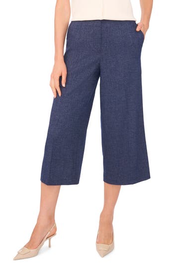 Halogen ® High Waist Culotte Pants In Blue