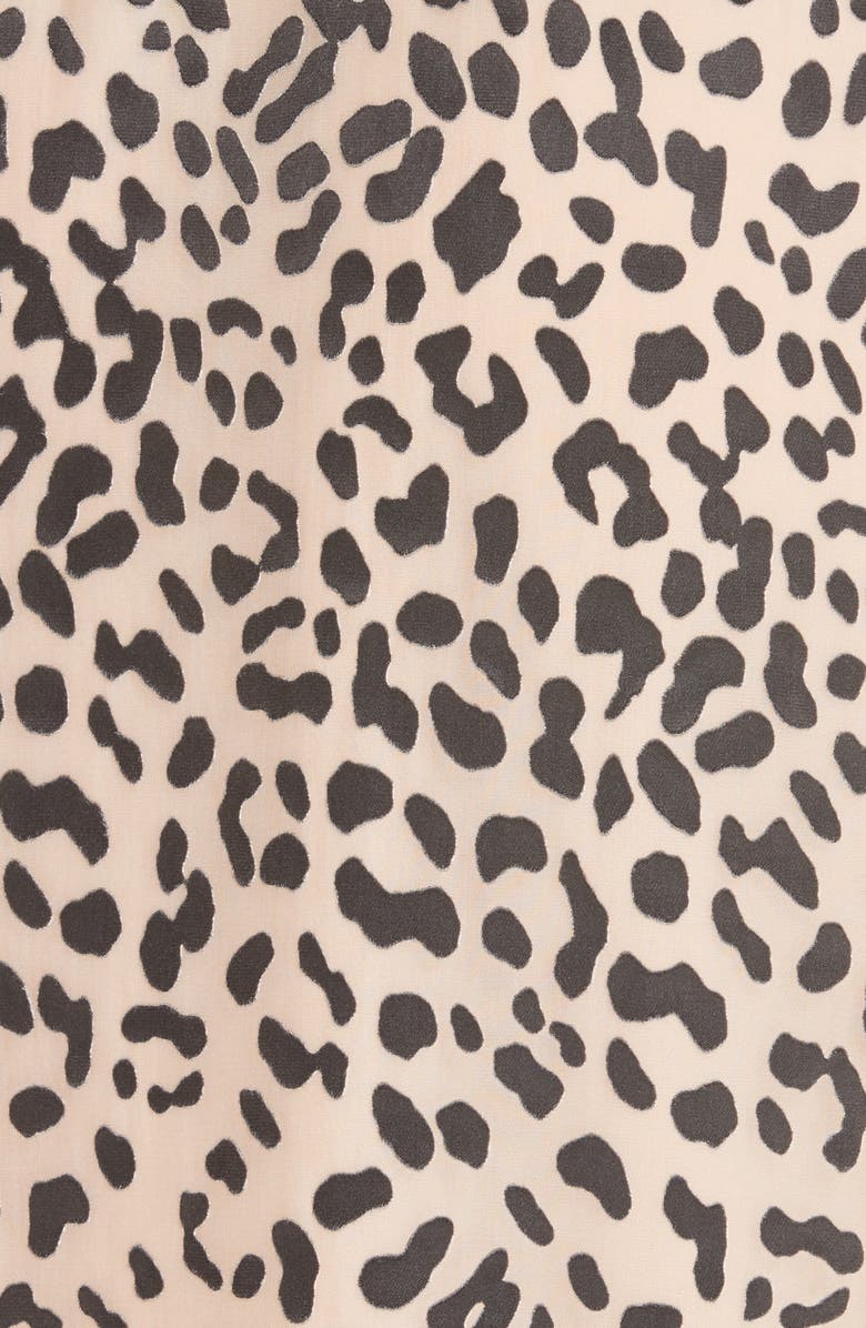 Alice + Olivia Puff Sleeve Wrap Dress, Alternate, color, 