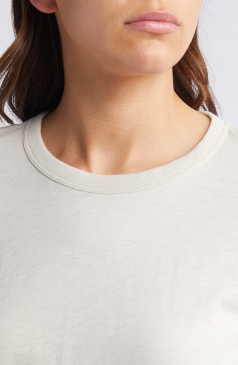 rag & bone The Slub Organic Pima Cotton T-Shirt, Alternate, color, Warmgry