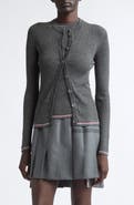 Thom Browne Crewneck Wool Cardigan