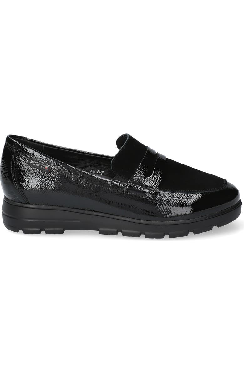 Mephisto Carima Penny Loafer, Alternate, color, Black Patent