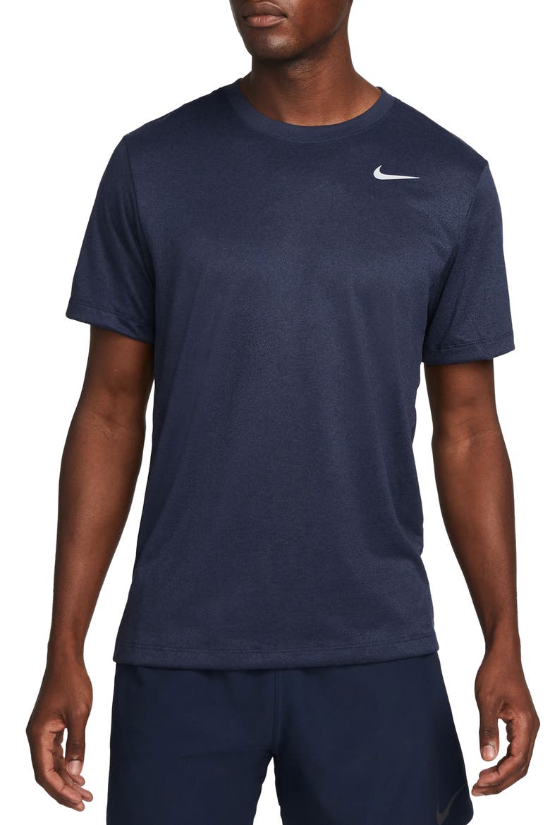 Dri-FIT Legend T-Shirt, Main, color, OBSIDIAN/ NAVY/ SILVER