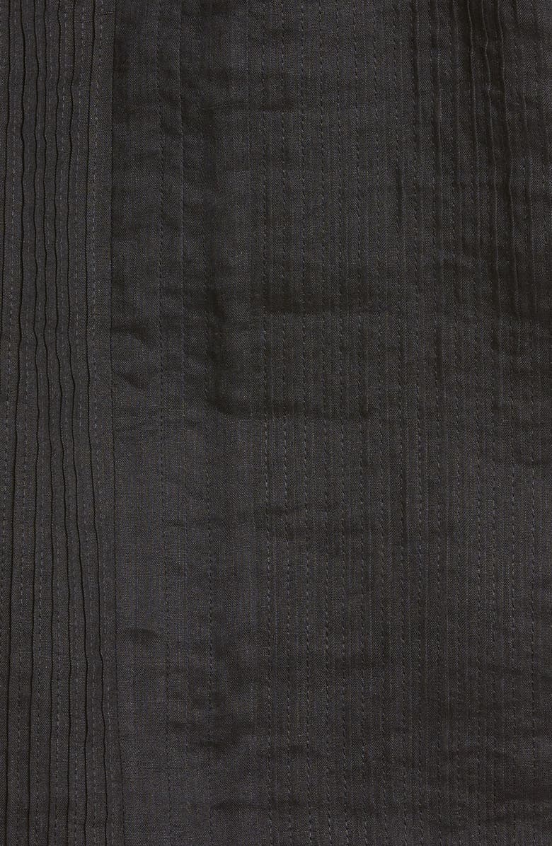 FRAME Lace Inset Ruffle Neck Top, Alternate, color, 