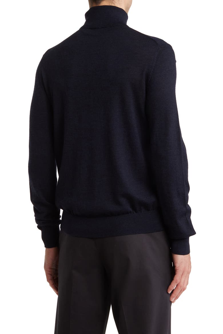 Merino Wool Turtleneck Sweater, Alternate, color, NVY
