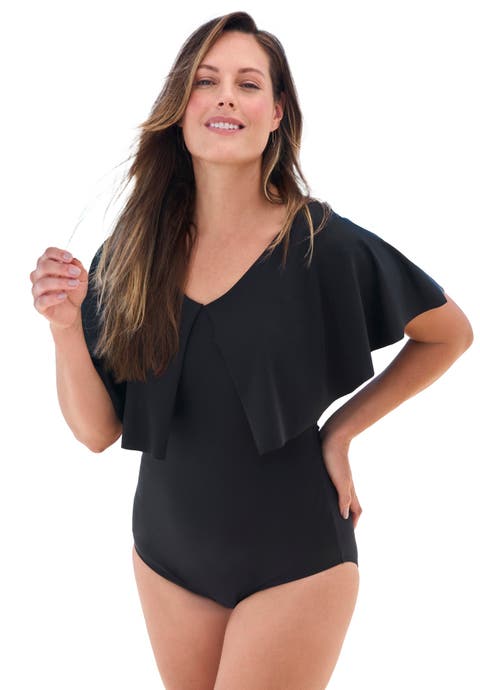 Flutter-Sleeve One-Piece
