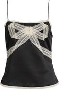 LoveShackFancy Arise Lace Bow Camisole