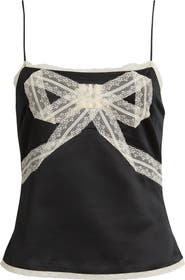 LoveShackFancy Arise Lace Bow Camisole