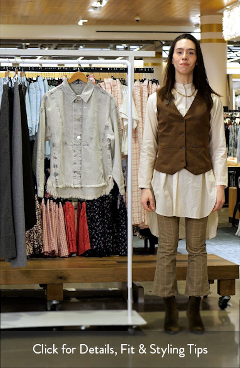 Hettie Oversize Denim Shacket, sales video thumbnail