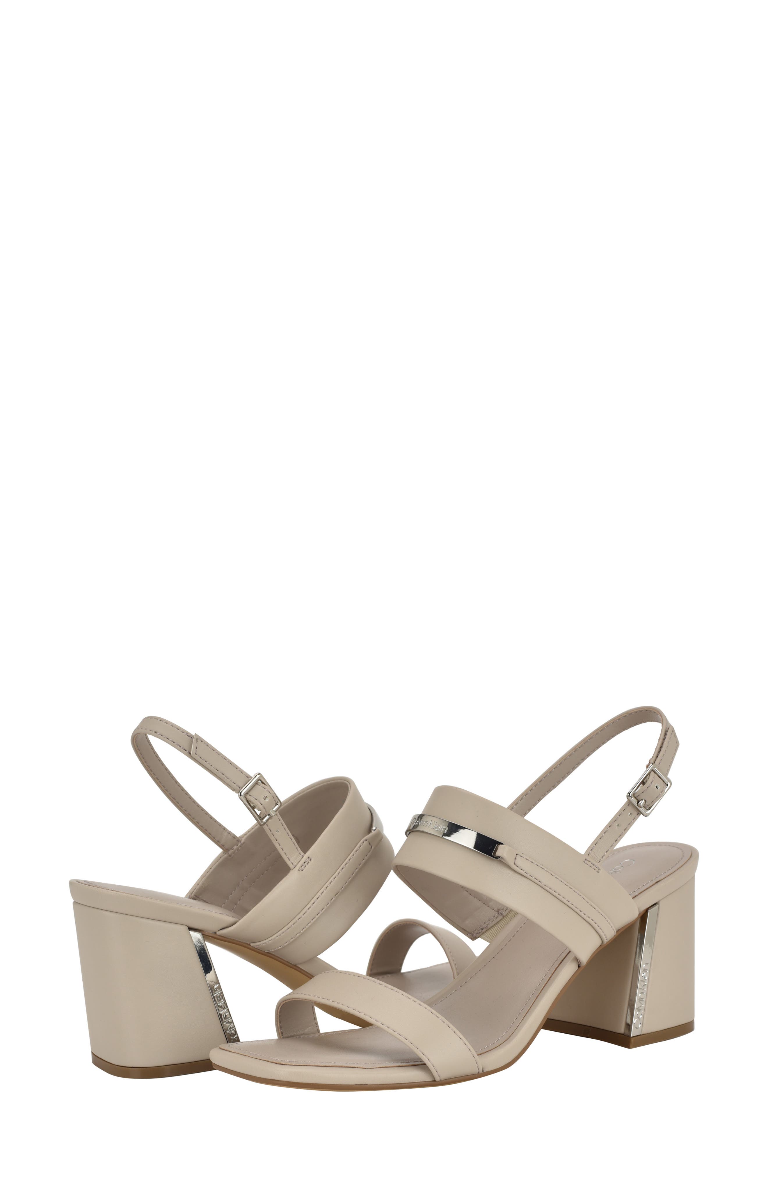 Calvin Klein Hallow Sandal, Alternate, color, Taupe