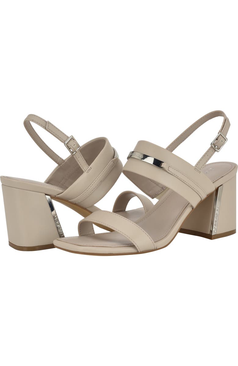 Calvin Klein Hallow Sandal, Alternate, color, Taupe