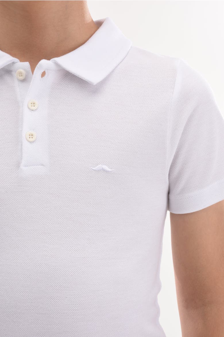 Solid Polo Shirt, Alternate, color, White