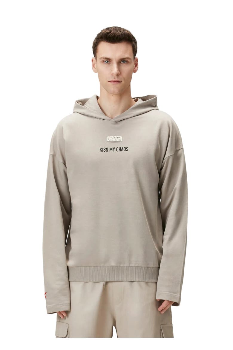 Pure Cotton Regular Fit Hoodie, Alternate, color, beige