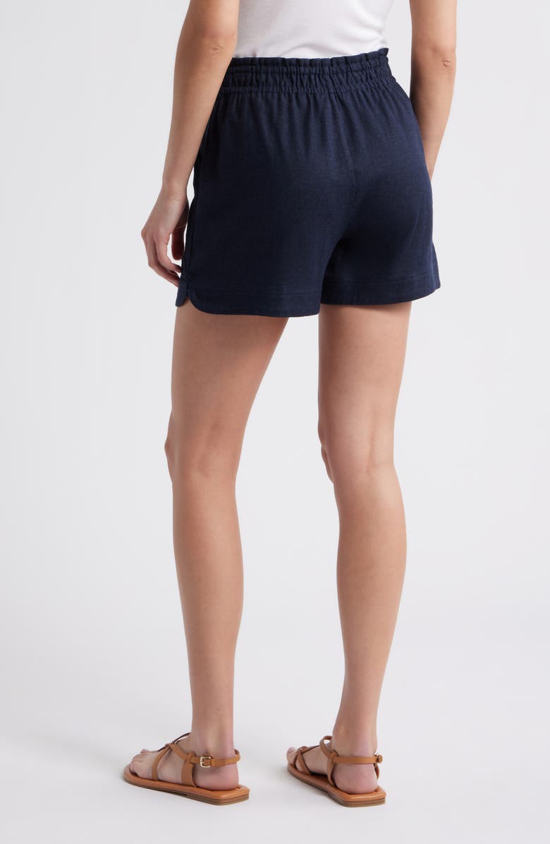 Wit & Wisdom Skyrise Patch Pocket Shorts, Alternate, color, Navy