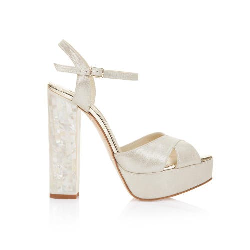 Freya Rose Bonnie - Pearl Heel Sandal in Ivory  product