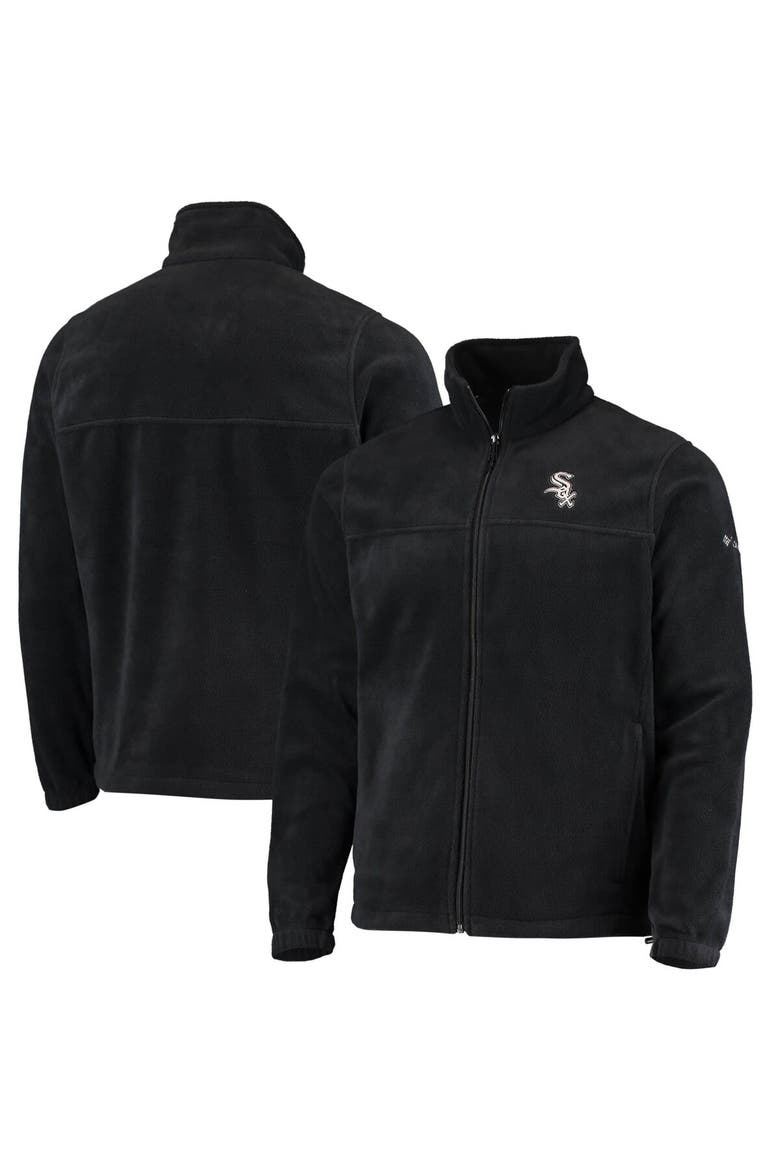 Men's Columbia Black Chicago White Sox Full-Zip Flanker Jacket, Main, color, Black