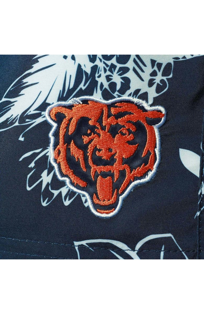 G-III SPORTS BY CARL BANKS Men's G-III Sports by Carl Banks Navy Chicago Bears Island Volley Swim Shorts, Alternate, color, 