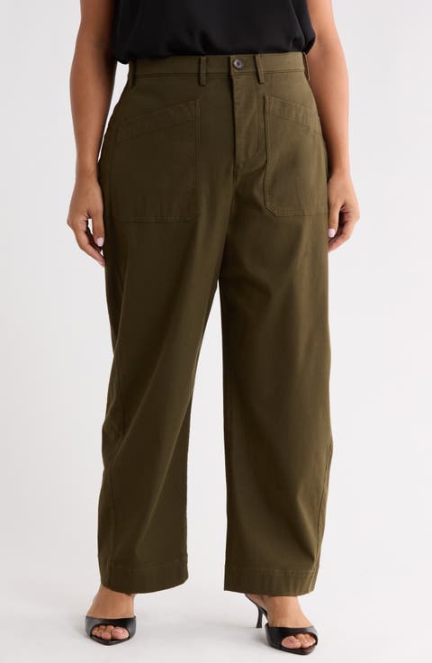 SPANXsupersmooth® Barrel Leg Stretch Twill Utility Pants