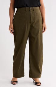SPANX® SPANXsupersmooth® Barrel Leg Stretch Twill Utility Pants