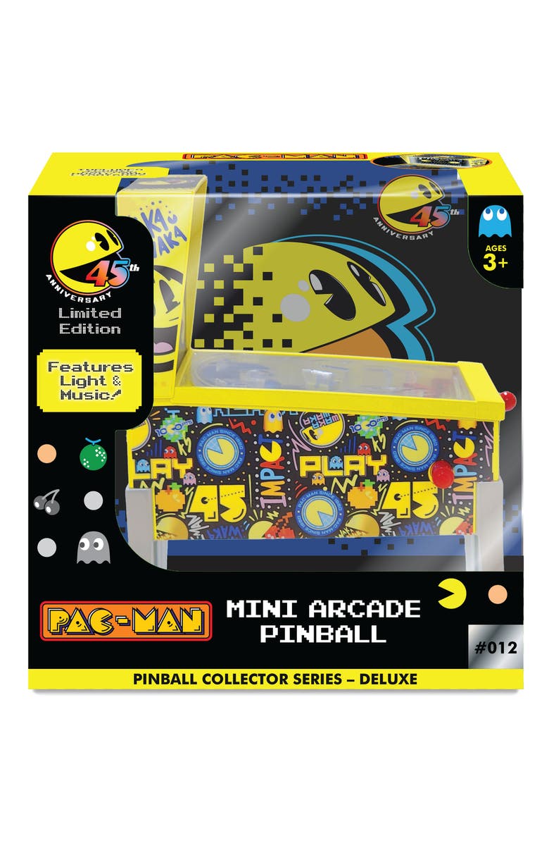 Pac-Man Mini Arcade Pinball - Collector 45th Anniversary Edition, Kids 3+, Main, color, Multicolored