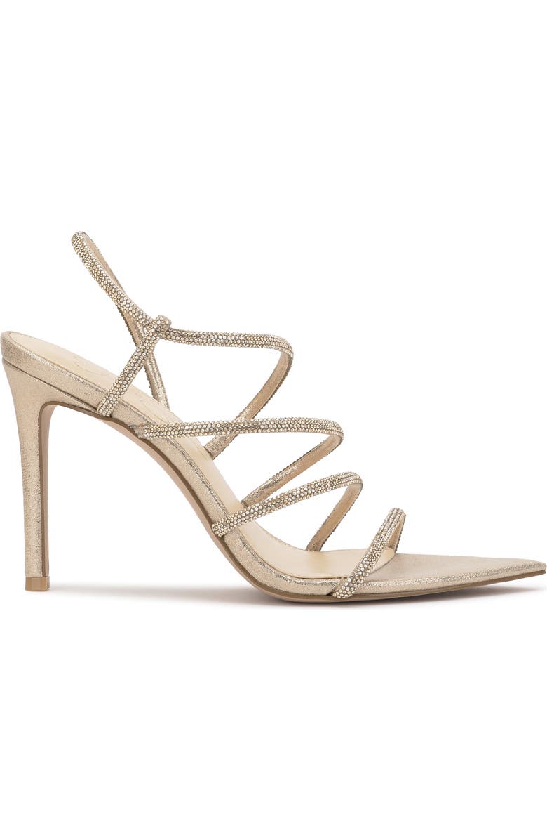 Jessica Simpson Vioreena Pointed Toe Slingback Sandal, Alternate, color, Champagne