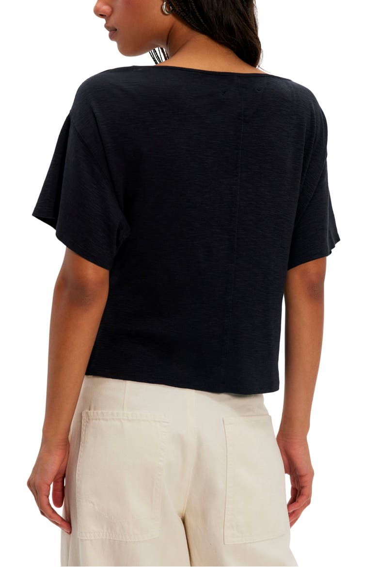 We The Free Waterfall Cowl Neck Top, Alternate, color, BLACK