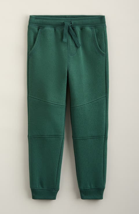 Kids' Drawstring Cotton Blend Joggers