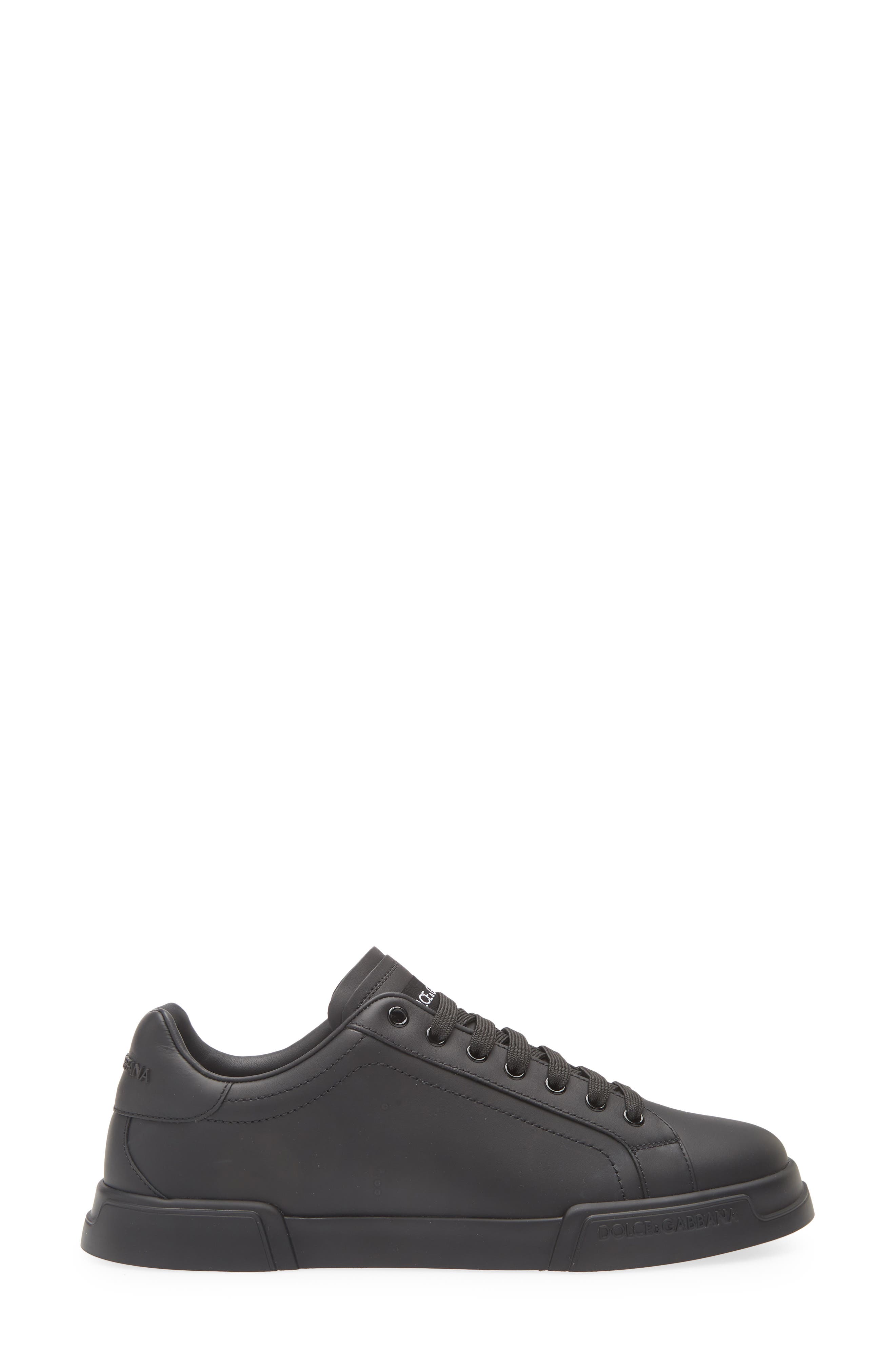 Dolce&Gabbana Nappato Sneaker, Alternate, color, 80999 Nero