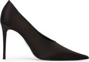 BLACK SUEDE STUDIO Jona 100 Satin Pump
