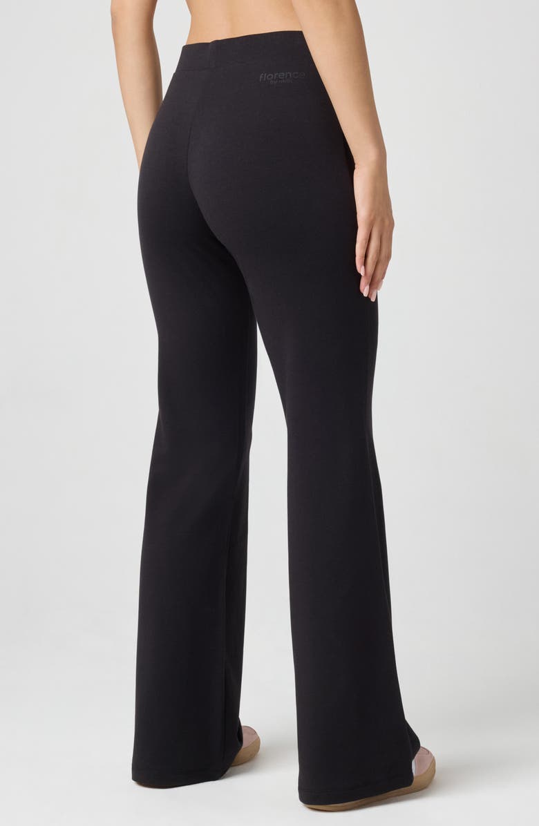 Florence by Mills Sporty Terry Flare Pants, Alternate, color, Black