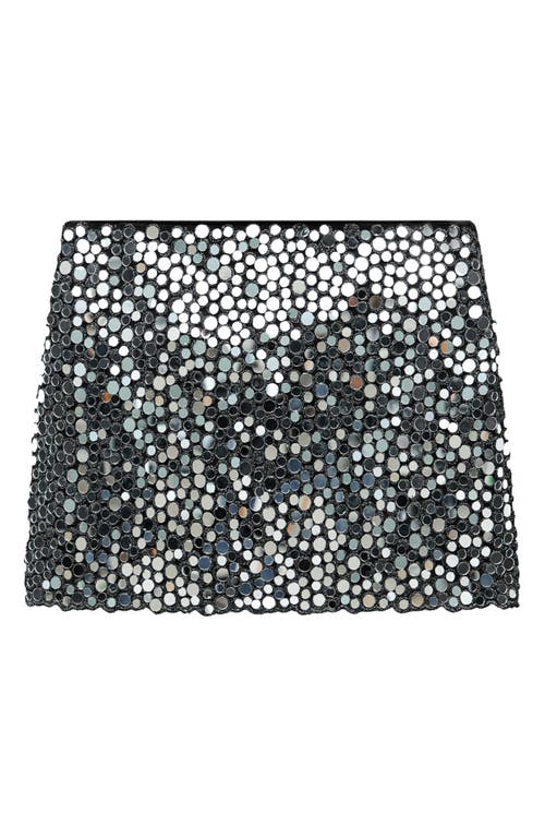 MANGO MANGO SEQUIN MINISKIRT 