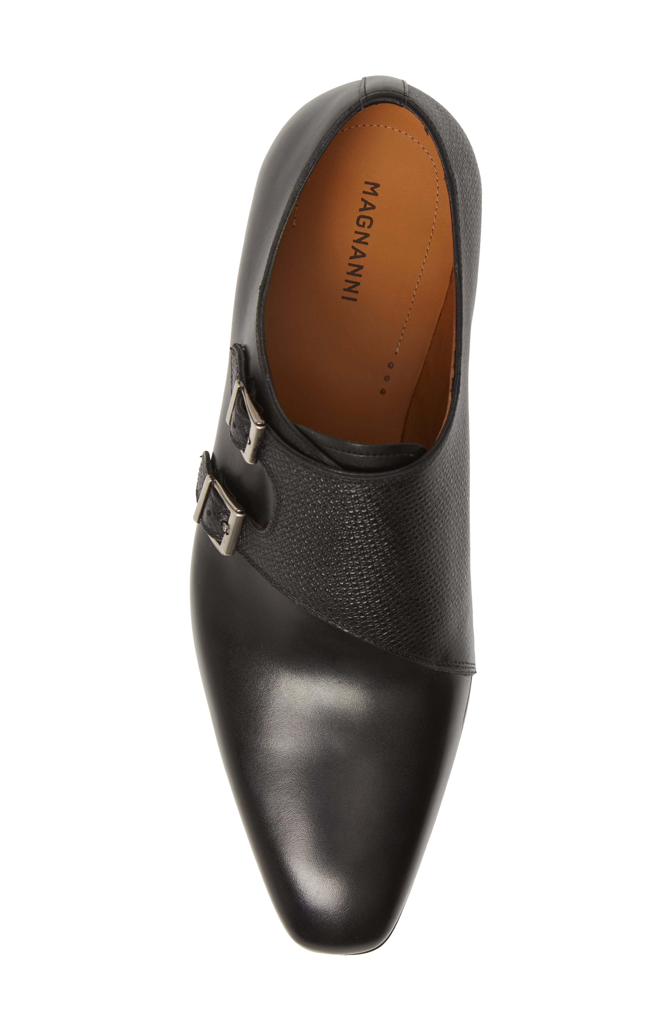 Magnanni Ezra Double Monk Strap Shoe, Alternate, color, 