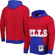 Mitchell & Ness Men's Mitchell & Ness Red Buffalo Bills Big Face 5.0 Pullover Hoodie