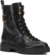 Vince Camuto Becinda Leather Combat Boot
