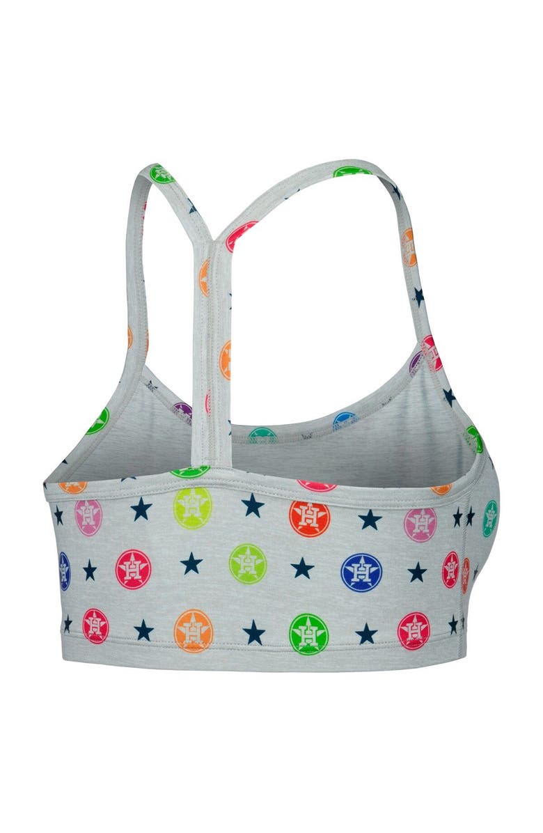 Terez Women's Terez Gray Houston Astros TLC Rainbow Bra, Alternate, color, Gray