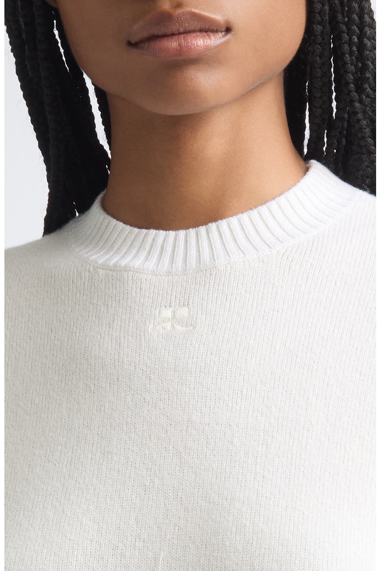 Fitted Merino Lambswool Sweater, Alternate, color, PILLOW