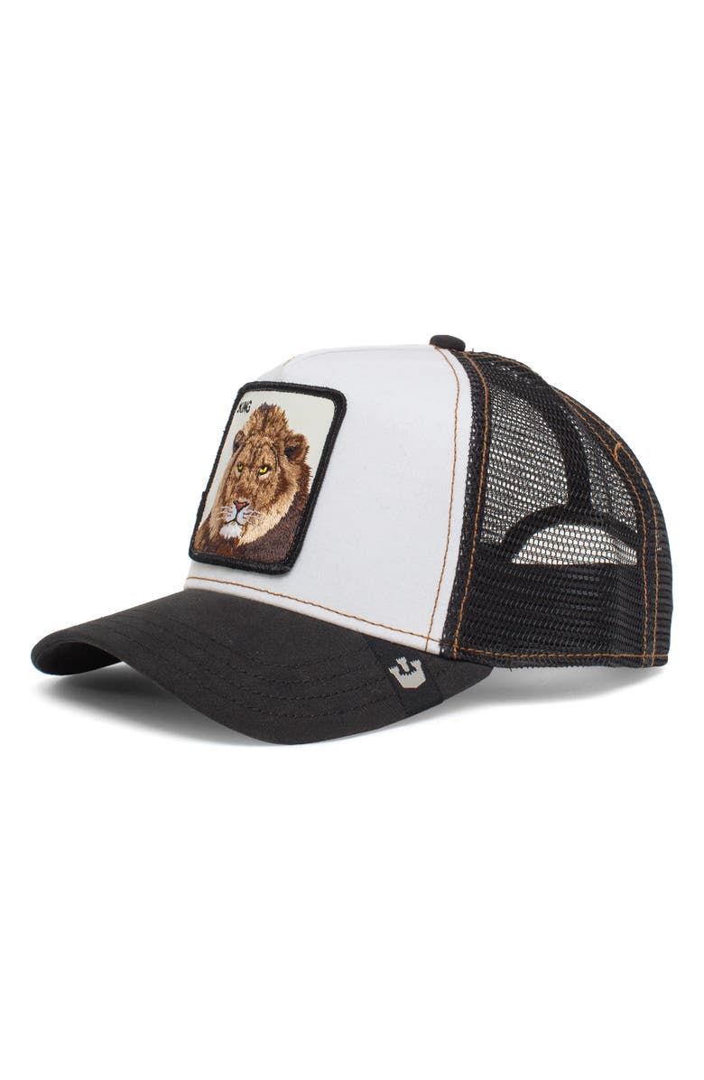 Goorin Bros. Lion Patch Trucker Cap, Main, color, 
