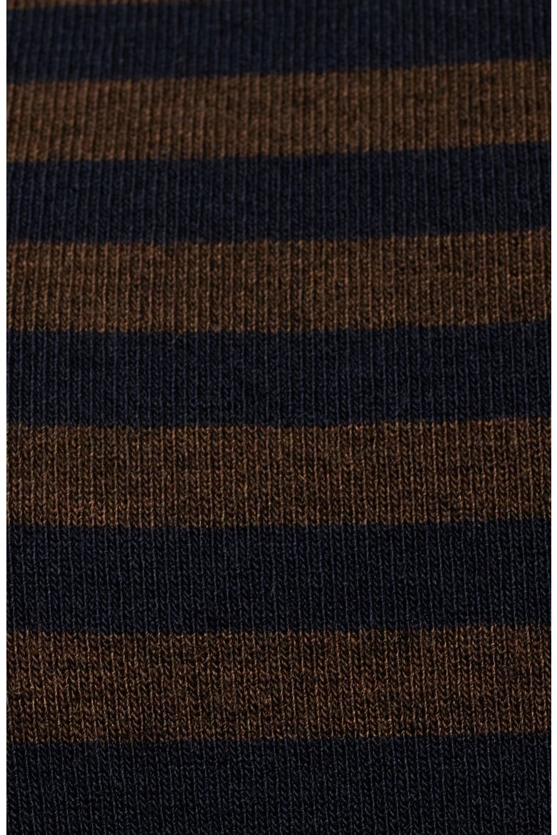 Jenni Stripe T-Shirt, Alternate, color, BROWN