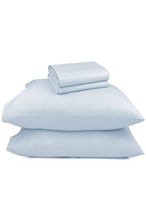 Signature Comfort 100% Egyptian Cotton Breatheable Percale Sheet Set