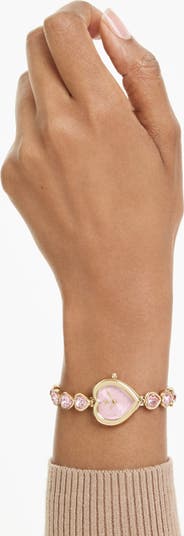 Swarovski Idyllia Heart Crystal Bracelet Watch, 22mm | Nordstrom