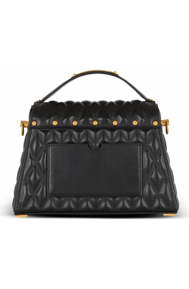 Balmain B-Buzz Dynasty Bag In Quilted Calfskin, Alternate, color,
