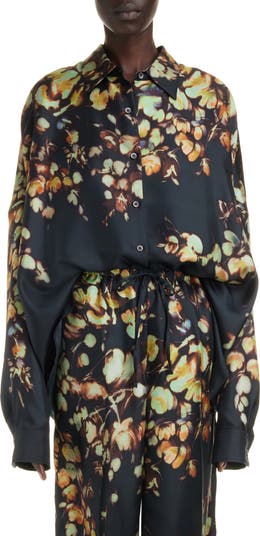 Dries Van Noten Cocoon Blouson Blouses 600064909brn main image 1