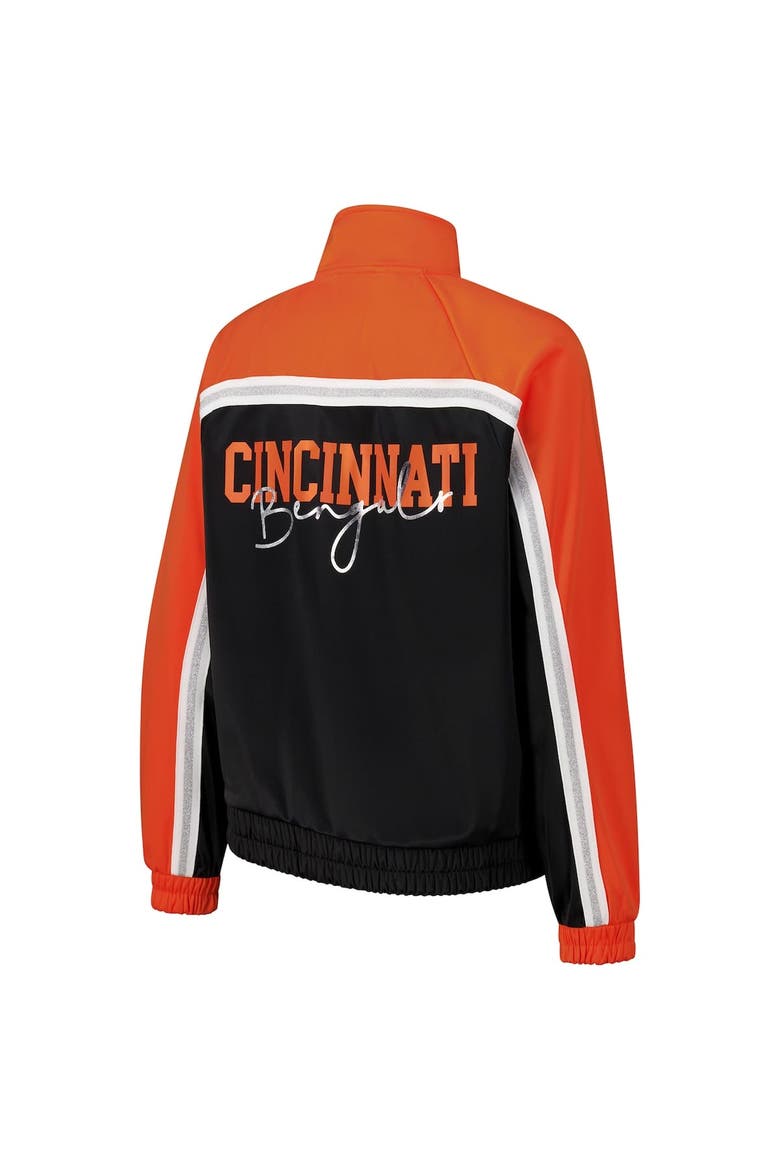 Women's G-III 4Her by Carl Banks Black Cincinnati Bengals Post Game Full-Zip Track Jacket, Alternate, color, Black
