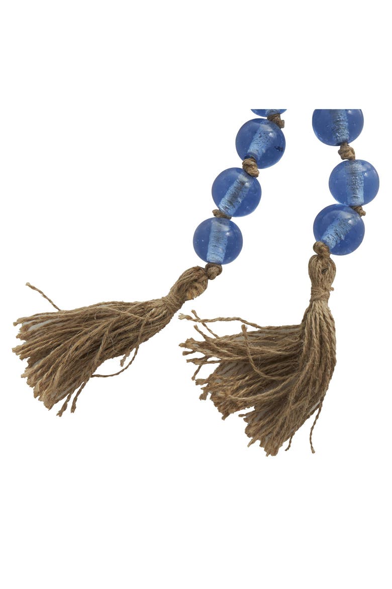 Bohemian Glass Beaded Tassel Garland, Alternate, color, BLUE