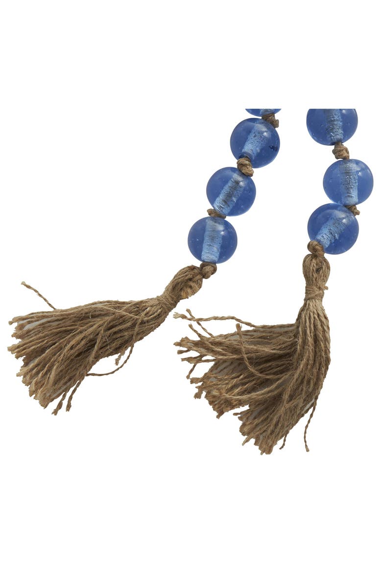 WILLOW ROW Bohemian Glass Beaded Tassel Garland, Alternate, color,