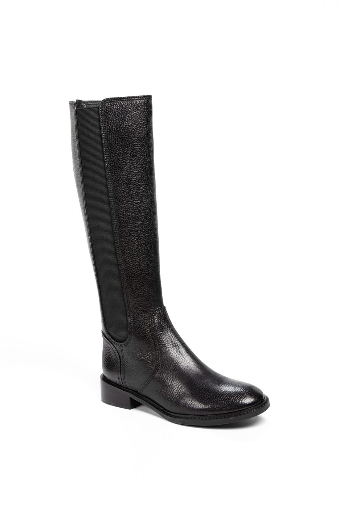 Tory Burch 'Christy' Leather Riding Boot, Main, color, 